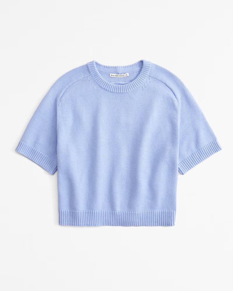 The A&F Madeline Crew Sweater Tee | Abercrombie & Fitch (US)