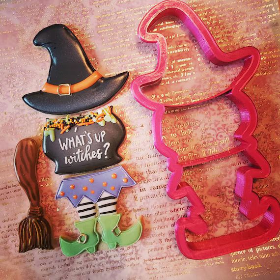 Halloween witch 3 part cookie cutter Stacked witch cookie | Etsy | Etsy (US)