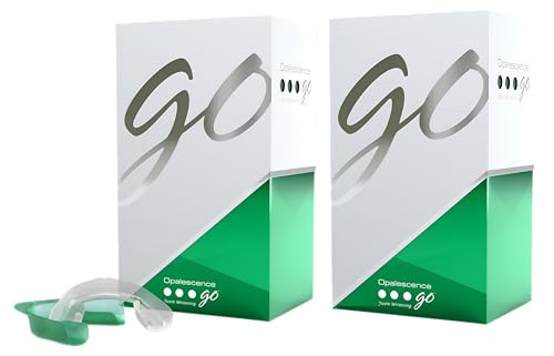 Opalescence Go - Prefilled Gel Teeth Whitening Trays (2 Packs / 20 Treatments) - 15% Hydrogen Peroxide - Teeth Whitening Kit -Mint - 5194-2 | Amazon (US)