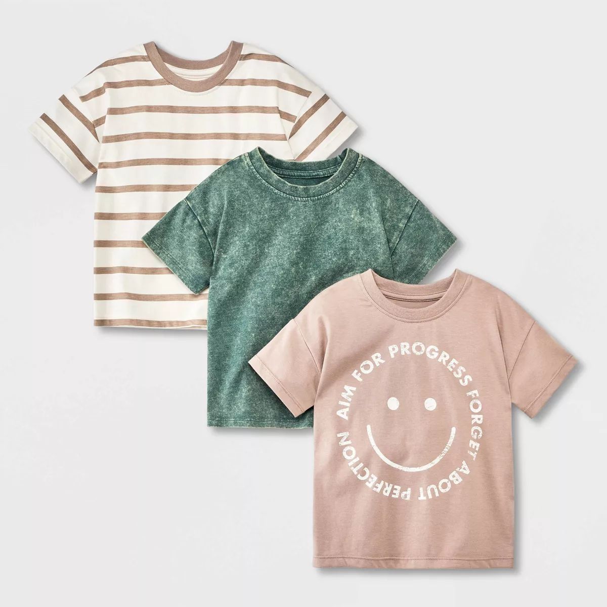 Grayson Mini Toddler Boys' 3pk Short Sleeve Jersey T-Shirt | Target