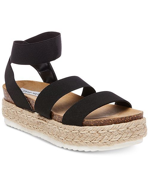 Steve Madden Women's Kimmie Flatform Espadrille Sandals & Reviews - Sandals & Flip Flops - Shoes ... | Macys (US)