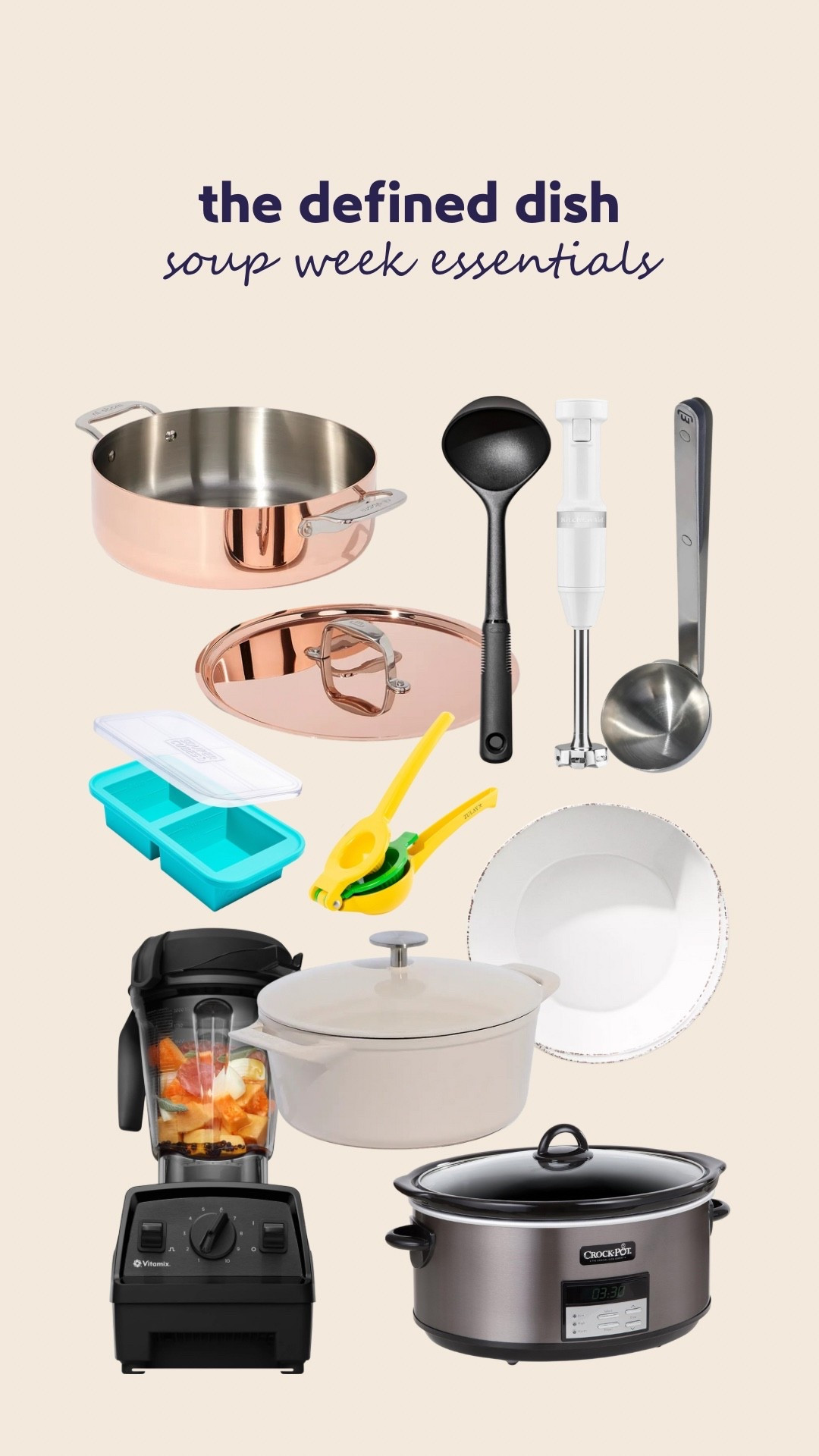All my must-haves for a successful soup week! These items are my kitchen essentials for making soup at home - as well as eating and storing/freezing!

#DDSoupWeek

#LTKFindsUnder50 #LTKHome #LTKParties