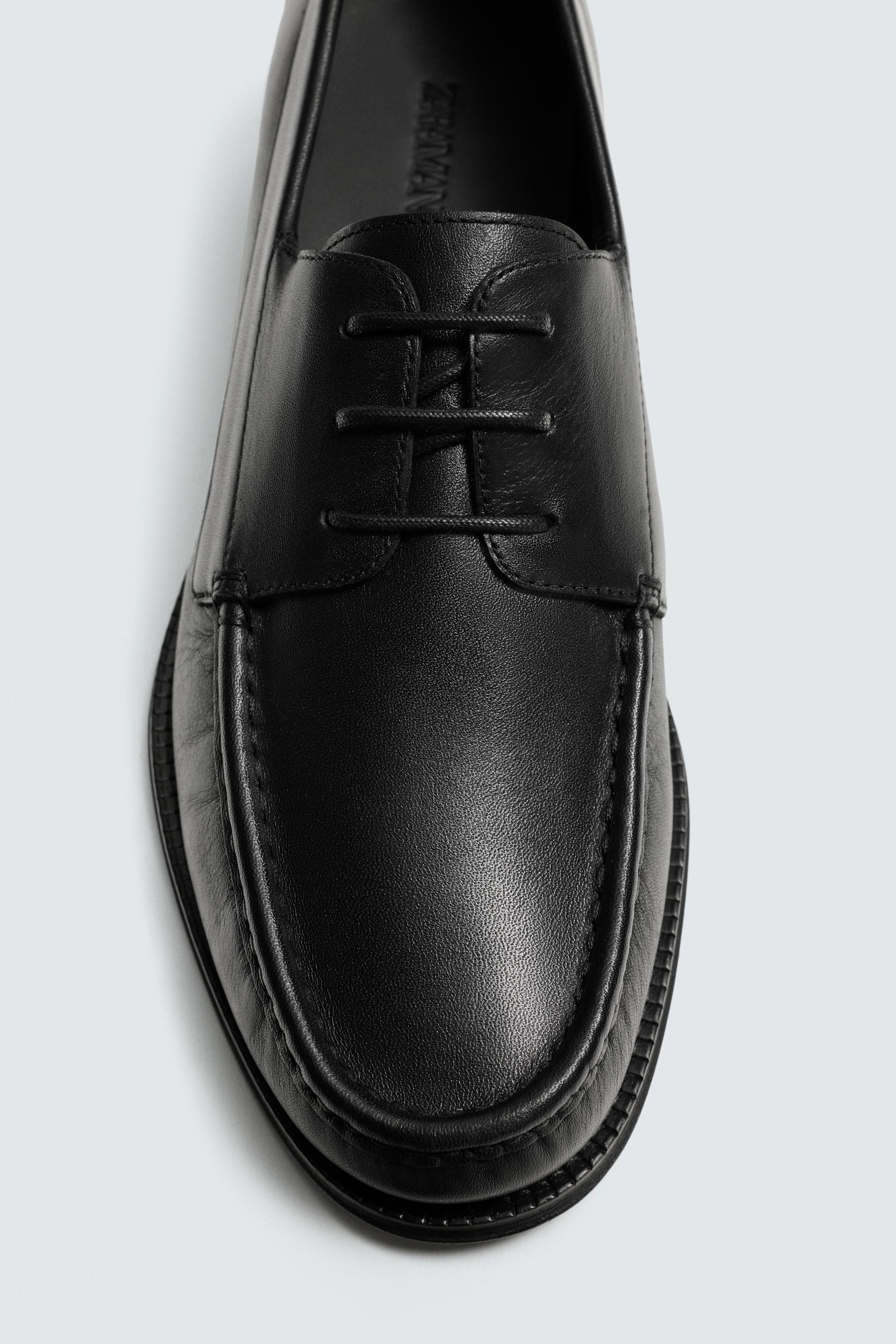 LEATHER BOAT SHOES | Zara US