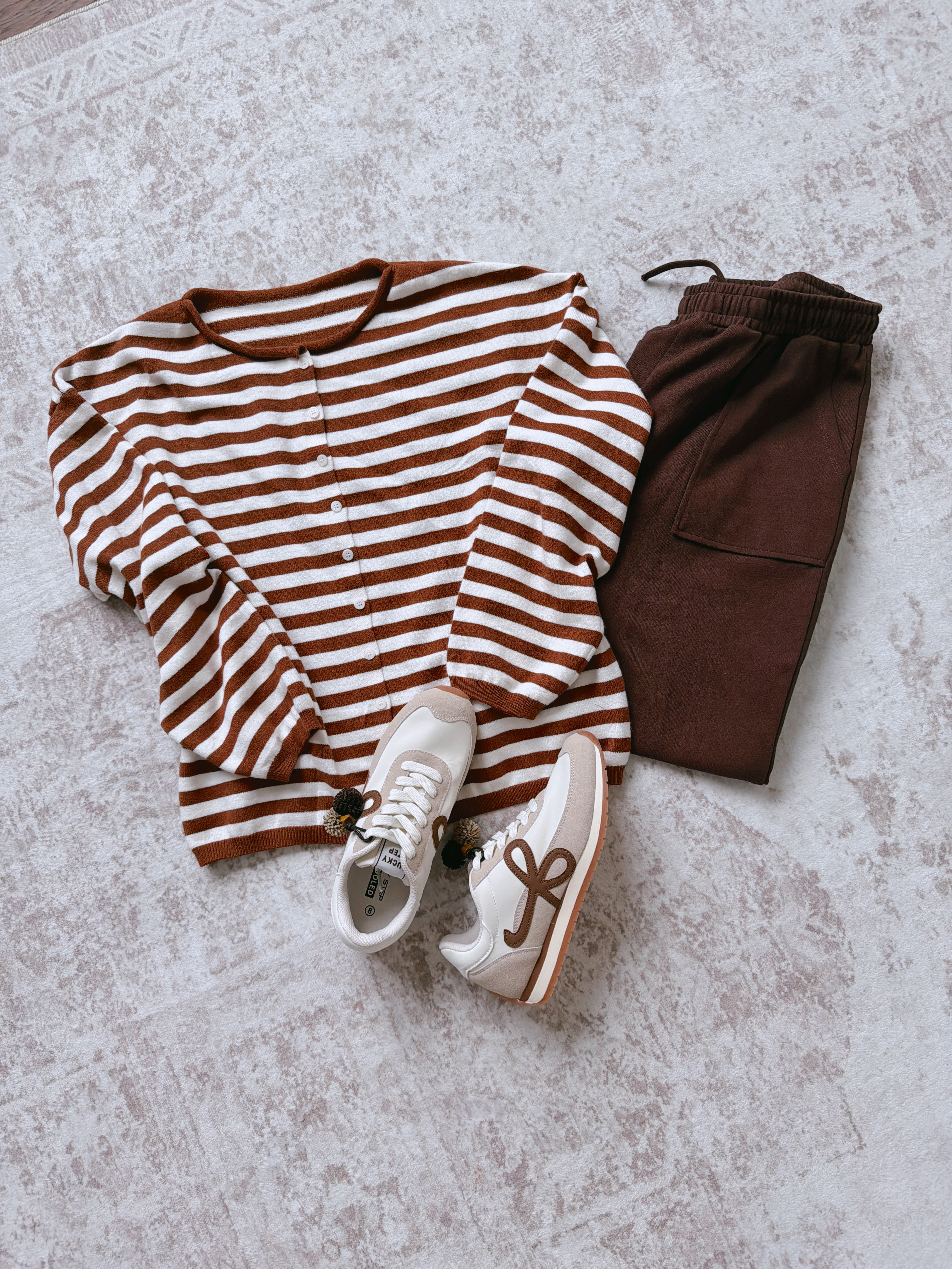 Easy but cute anti-pooch outfit! I wear a large in both pieces.. 

 #LTKootd #LTKmomlife #LTKMidsize