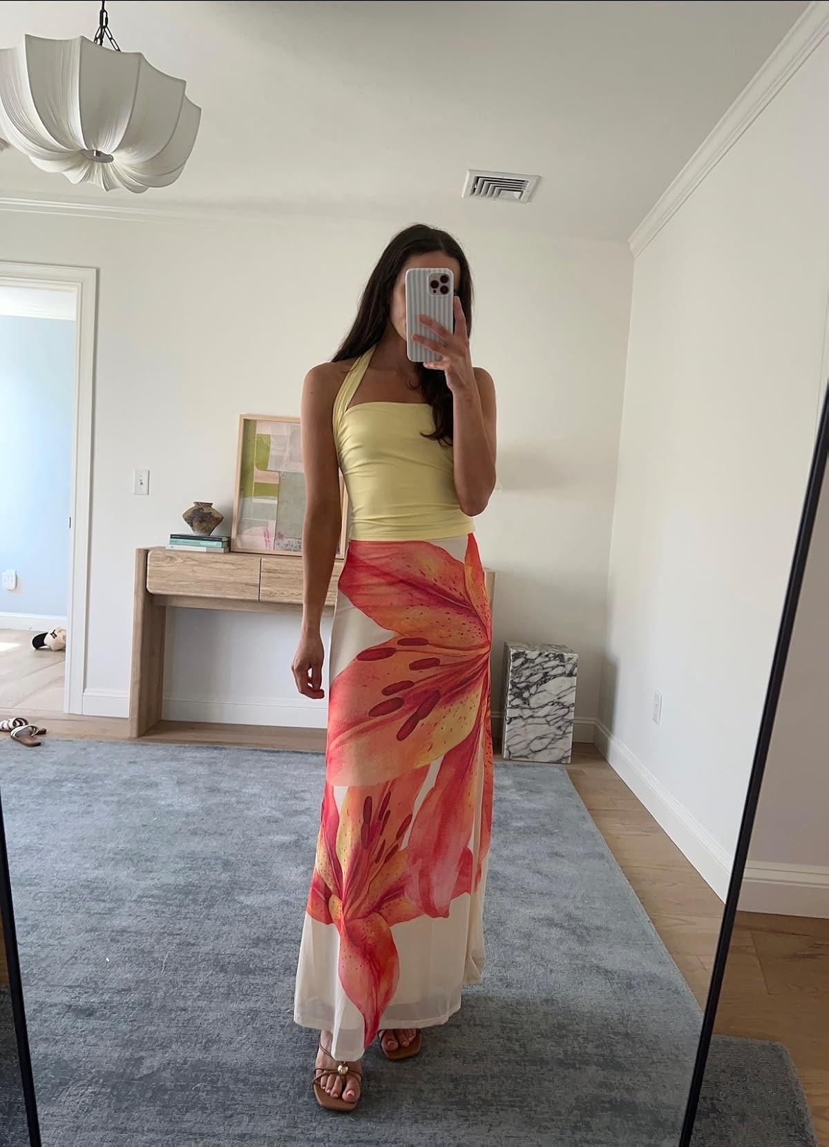 Vacation date night outfit! wearing XS in skirt and top, linked similar shoes ! 

 #LTKootd #LTKSeasonal