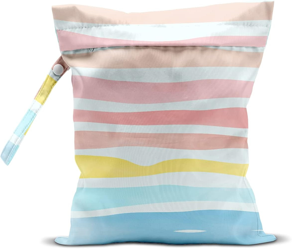 Wet Bag, Wet Dry Bag, Wet Bag for Swimsuit, Travel, Beach, Pool, Diapers, Dirty Yoga Gym Clothes,... | Amazon (US)