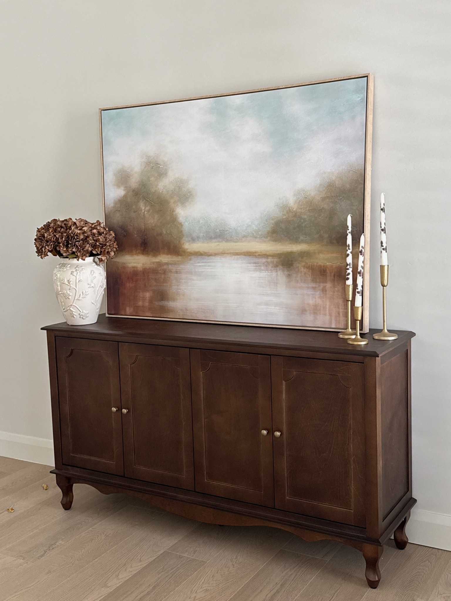 brown sideboard
