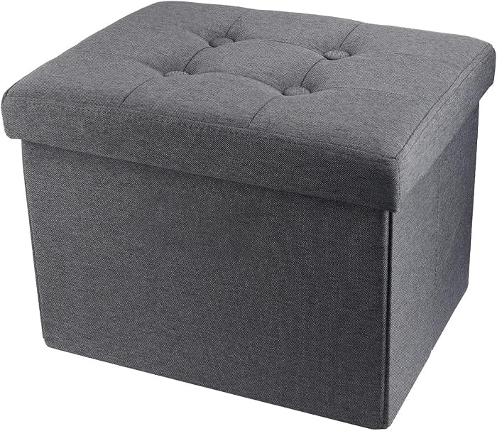 ALASDO Storage Ottoman Footrest Stool Small Ottoman with Storage Foldable Ottomans Foot Rest Foot... | Amazon (US)