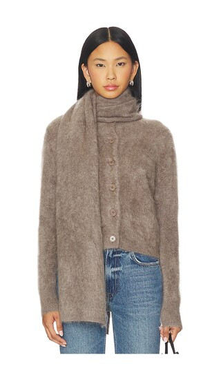 Brushed Scarf in Truffle Brushed | Revolve Clothing (Global)