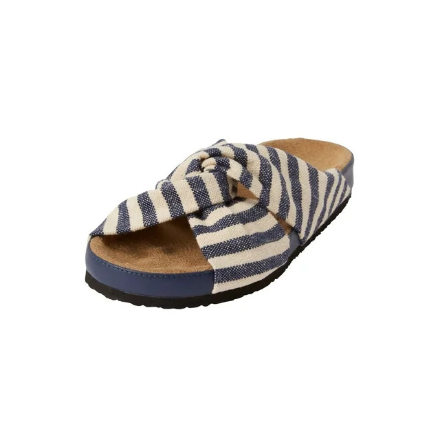 Comfortview Women's The Reese Slip On Footbed Sandal | Walmart (US)