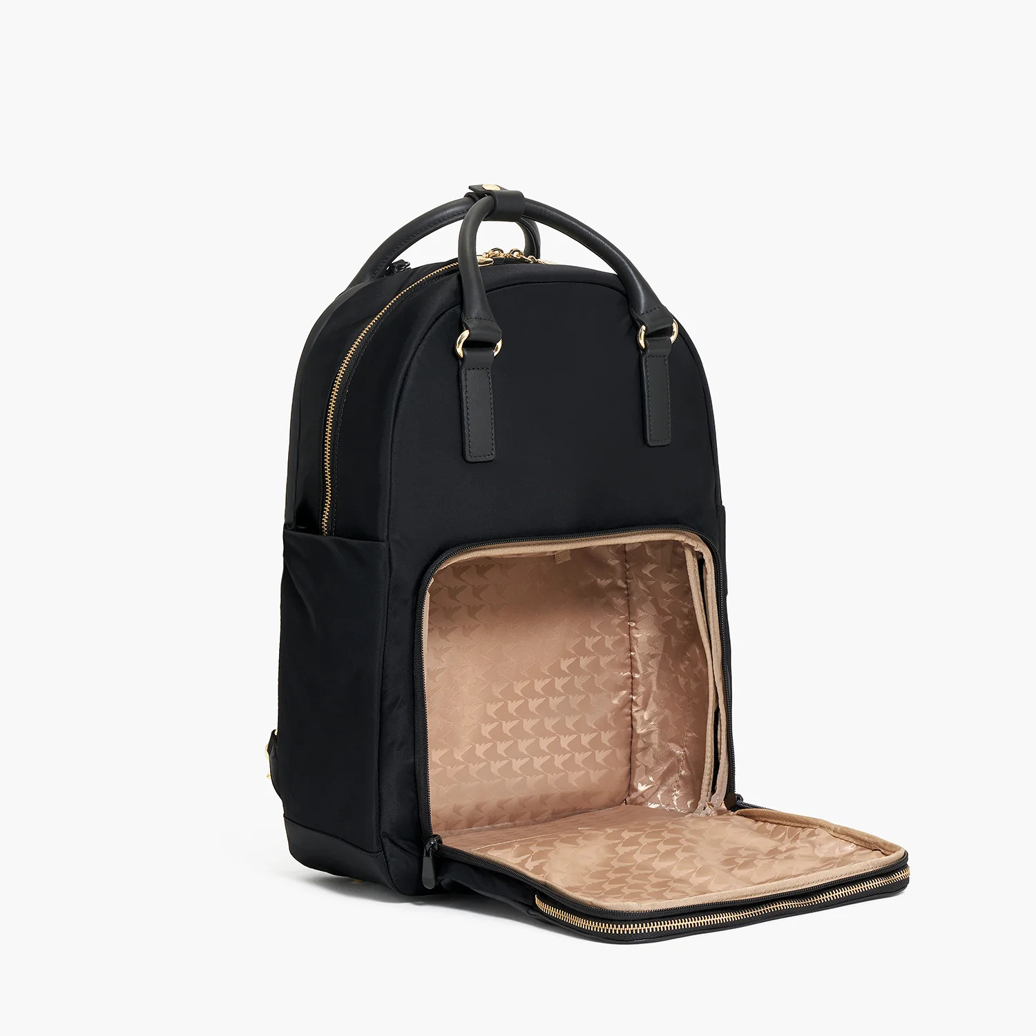 Rowledge 2 Womens Backpack - Black/Gold/Camel | Lo & Sons | Lo & Sons