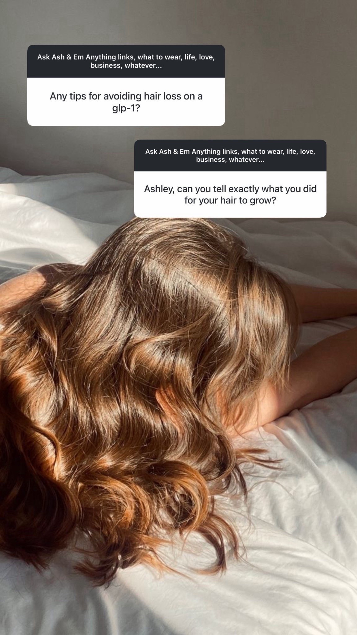 everything I do for hair loss! 

(FB)