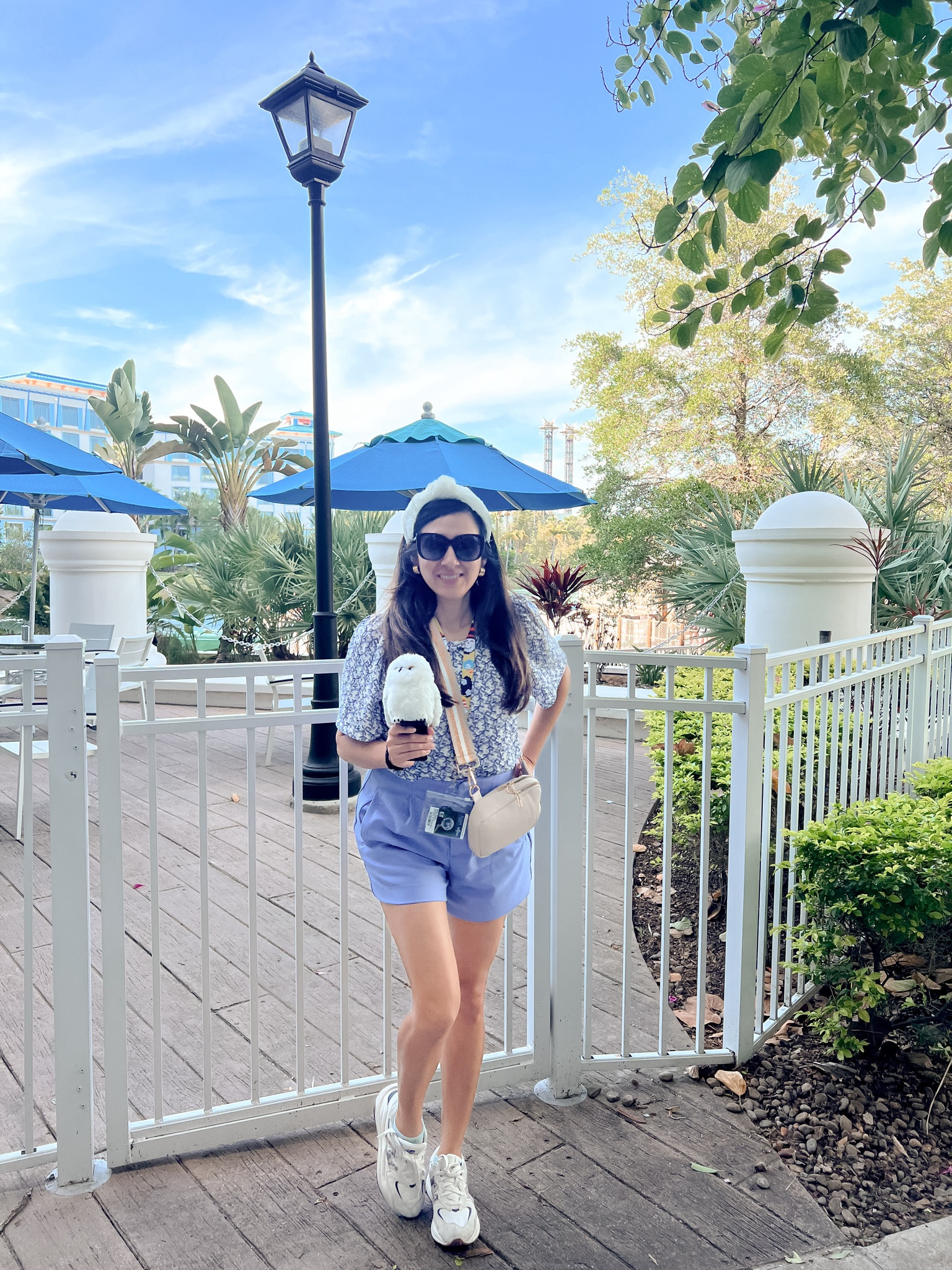 OOTD! Wearing lavender for spring 💜 I love this elegant top. And these tailored shorts. Target, loft, spring outfit 
 BrandiKimberlyStyle 

#LTKxTarget #LTKover40 #LTKxSephora
