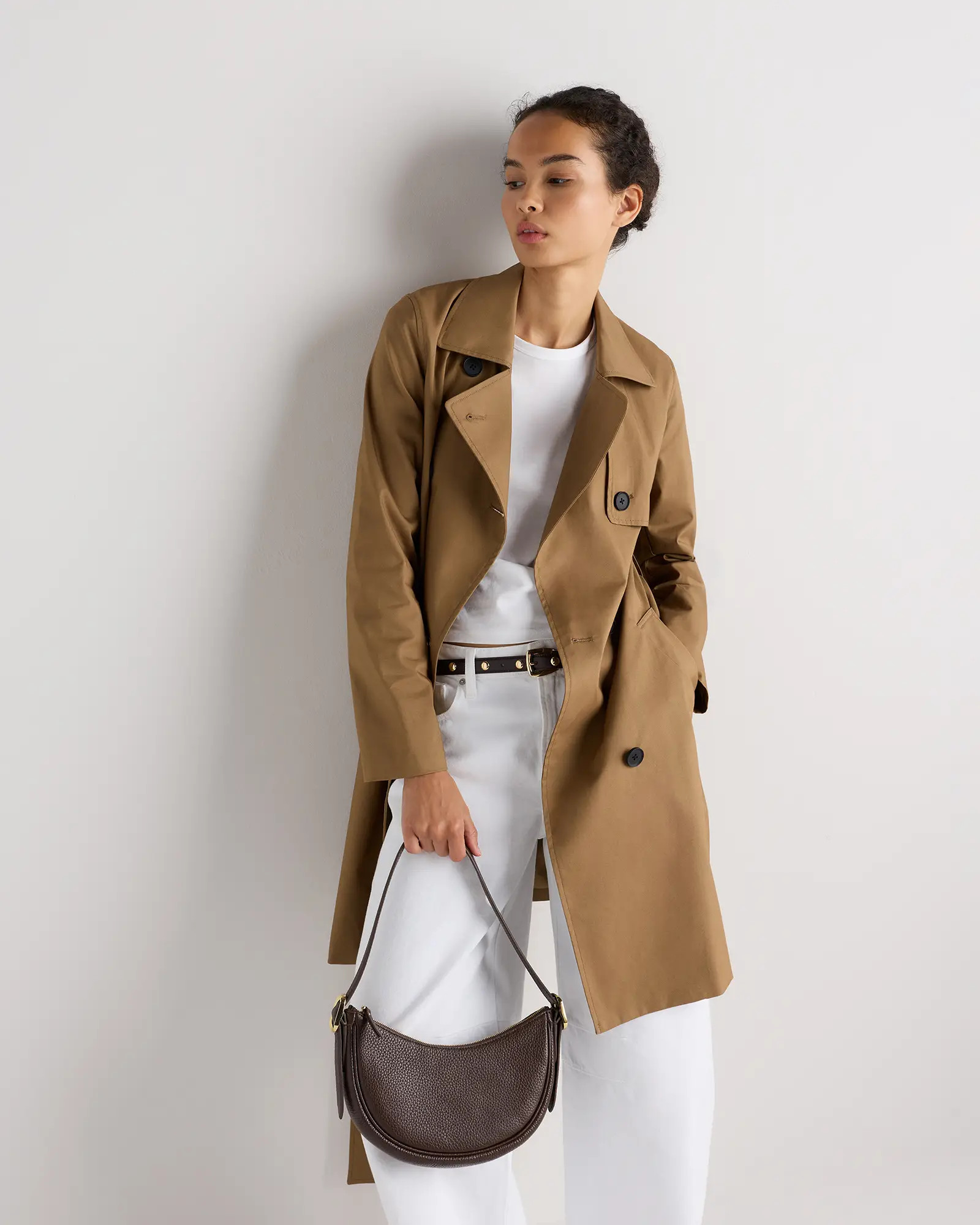 Comfort Stretch Trench Coat | Quince