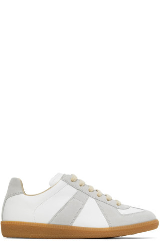 Maison Margiela - 白色 Replica 运动鞋 | SSENSE