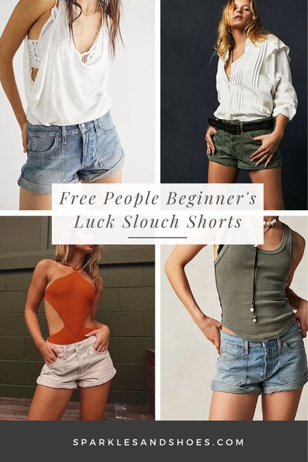 How fun are these Beginner's Luck Slouch Shorts? They come in size 24 to 32 and in more than a dozen colors! ✨ The perfect denim shorts you’ll reach for again & again, these essentials from our We The Free collection are featured in a low-rise, slouchy silhouette with cuffed hemlines for added dimension.

#LTKFind #LTKSeasonal