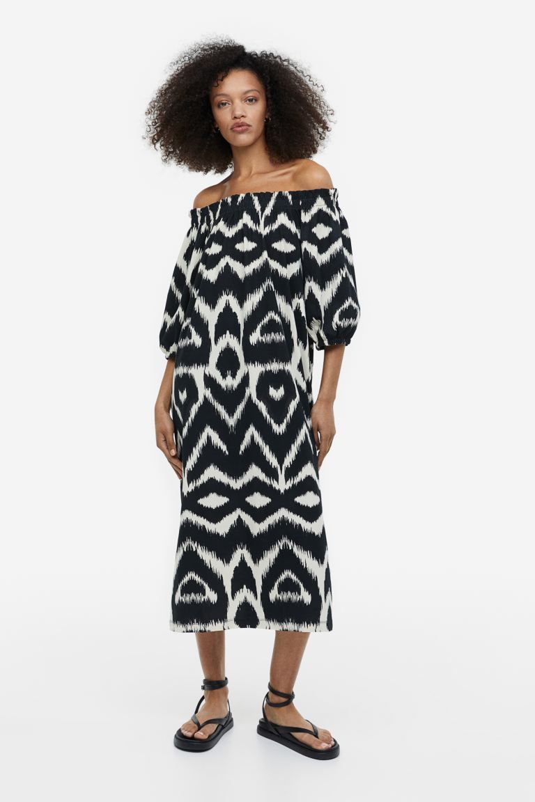 Off-the-shoulder dress | H&M (UK, MY, IN, SG, PH, TW, HK)