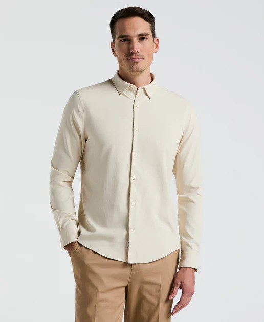 Untucked Total Stretch Slim Fit Shirt | Perry Ellis