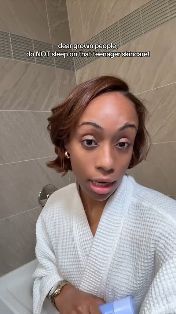 my current skin routine is just kidney damage 😭😵‍💫 but these steroids betta NAWT give me acne!