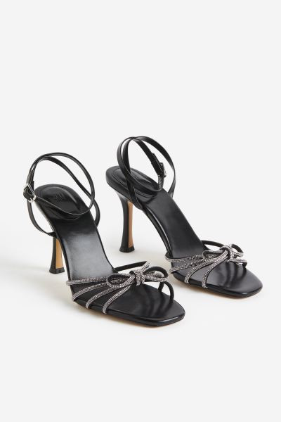 Sandalias de tacón con strass | H&M (FR, IT, ES, PT, BE)