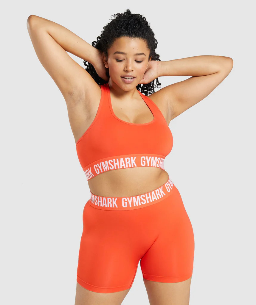 Gymshark Fit Seamless Sports Bra - Orange | Gymshark (Global)