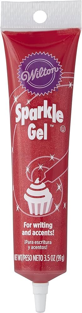 Wilton Gel Icing, Sparkle Red, 3.5 oz | Amazon (US)