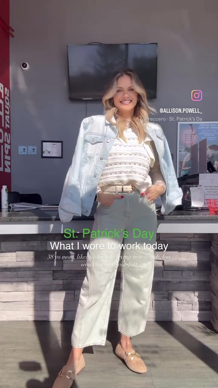 Monday work outfit of the day  

Spring trends, barrel jeans, spring fashion, women’s outfit ideas for spring, mom outfits, work outfits, women’s work outfits, easy outfits, teacher outfits, office outfits 

#LTKShoeCrush #LTKWorkwear #LTKFindsUnder100