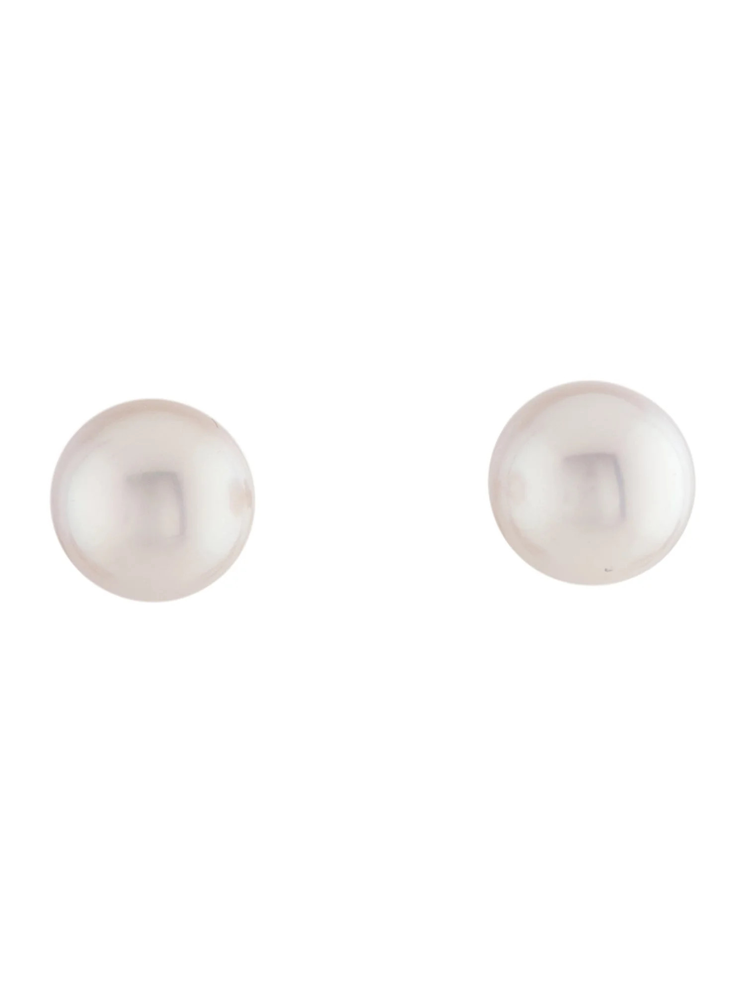 18K Pearl Stud Earrings | The RealReal