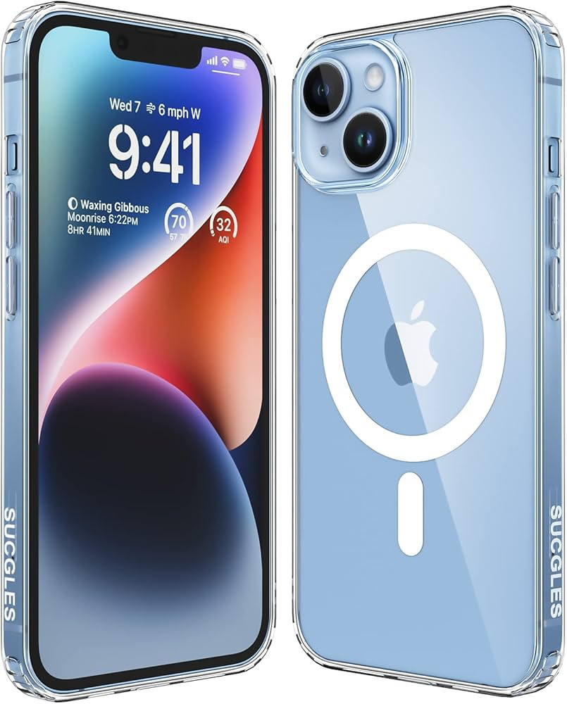 (2023 New) for iPhone 14 Case with MagSafe, [Strong Magnet] [Non-Yellowing] [10FT Military Grade ... | Amazon (US)