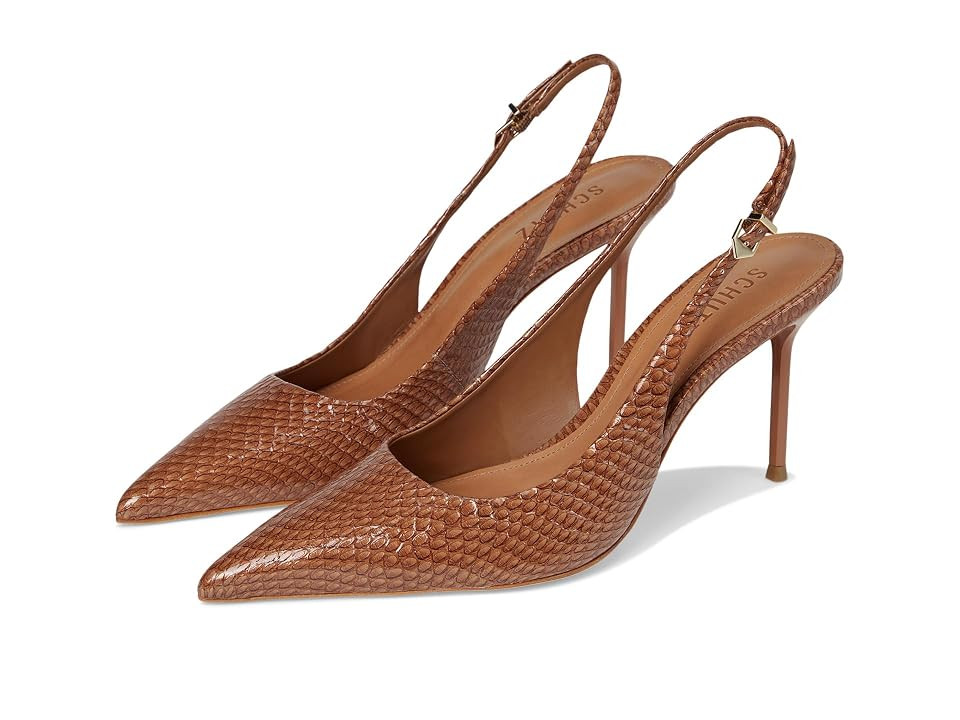 Schutz Paola High Women's Heels Miele : 7.5 M, Leather | Zappos
