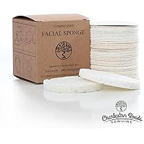 Face Sponges - Compressed Cellulose Facial Sponges - Cosmetic Sponges for Facial Cleansing - 100% Na | Amazon (US)
