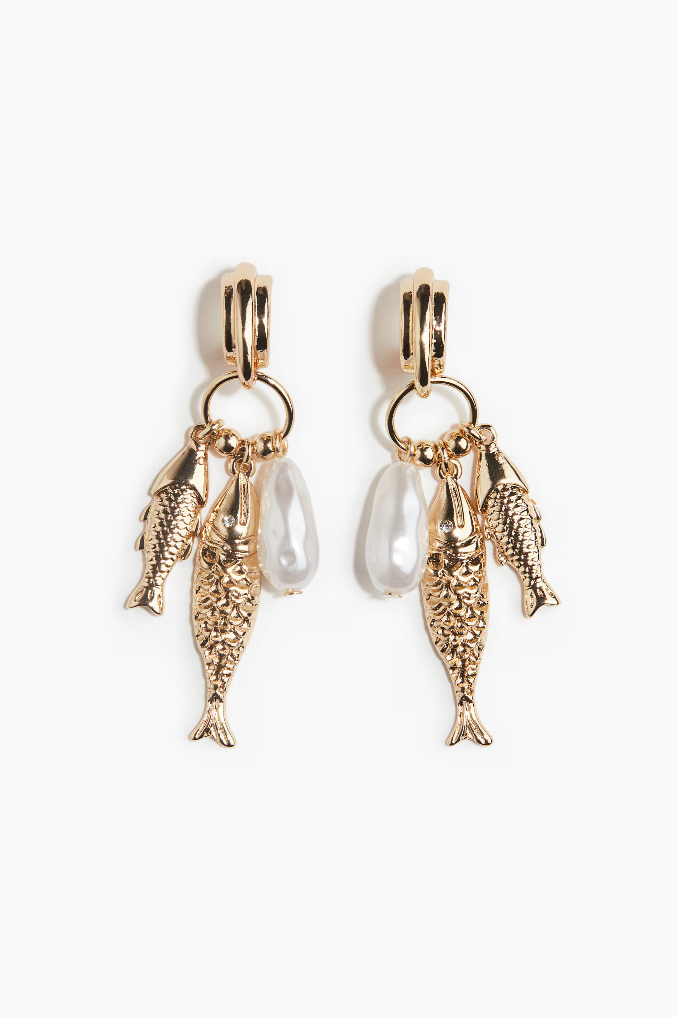 Pendant Hoop Earrings | H&M (US + CA)