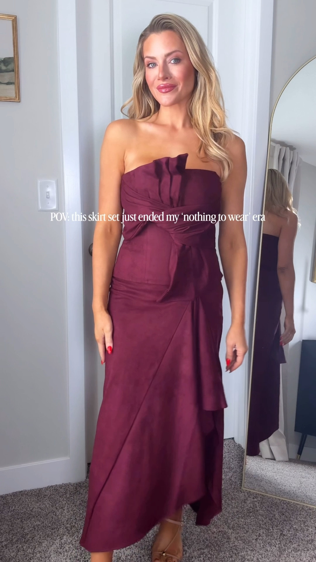 The kind of outfit that doesn’t need an introduction. Line & Dot nailed this one 🍷 

#LTKHoliday #LTKSeasonal #LTKootd