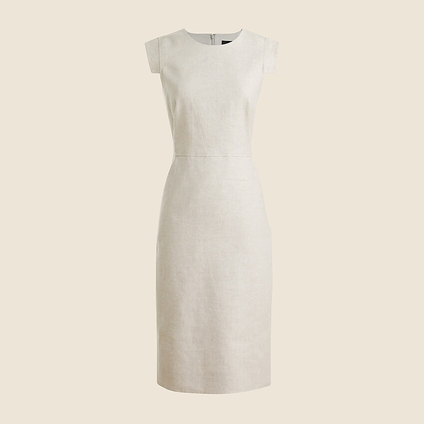 Resume dress in stretch linen | J. Crew US
