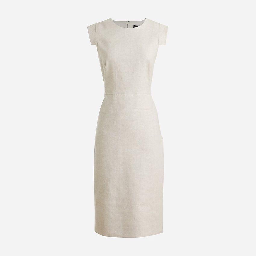 Resume dress in stretch linen | J.Crew US