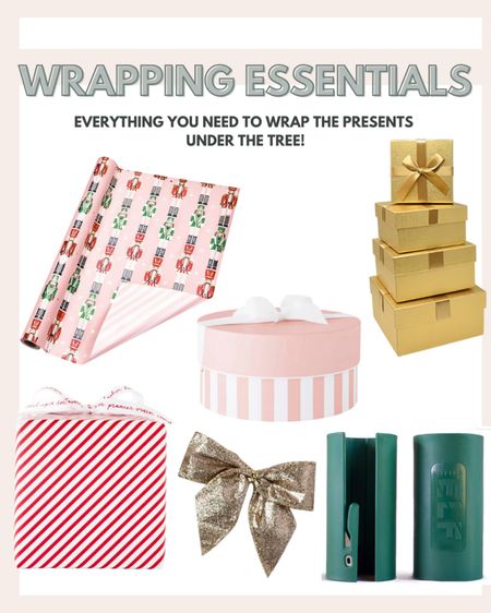 Wrapping essentials! Holiday wrapping paper, holiday gift boxes, holiday gifts

#LTKGiftGuide #LTKHoliday #LTKCyberWeek