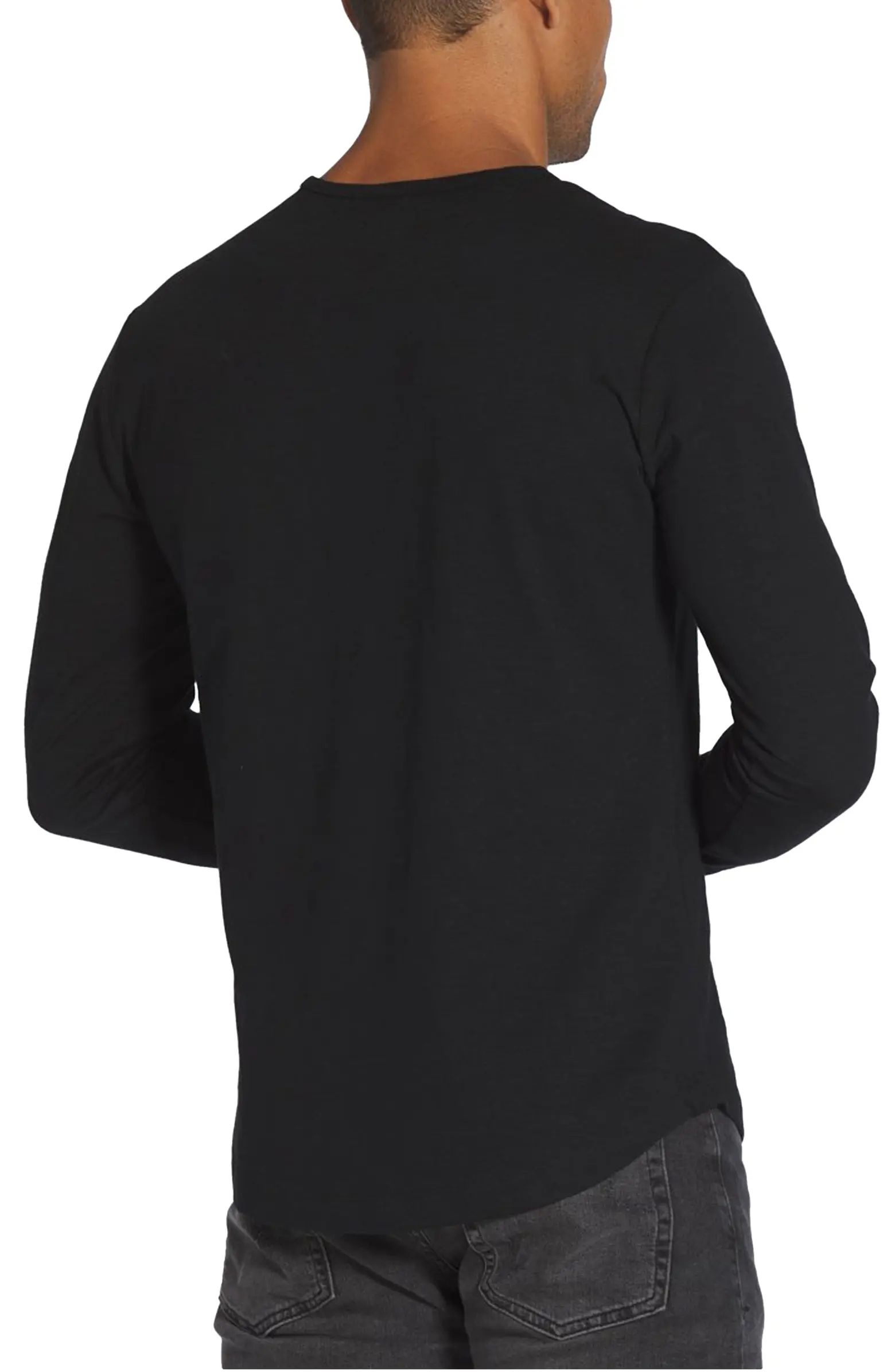 AO Curved Hem Long Sleeve T-Shirt | Nordstrom