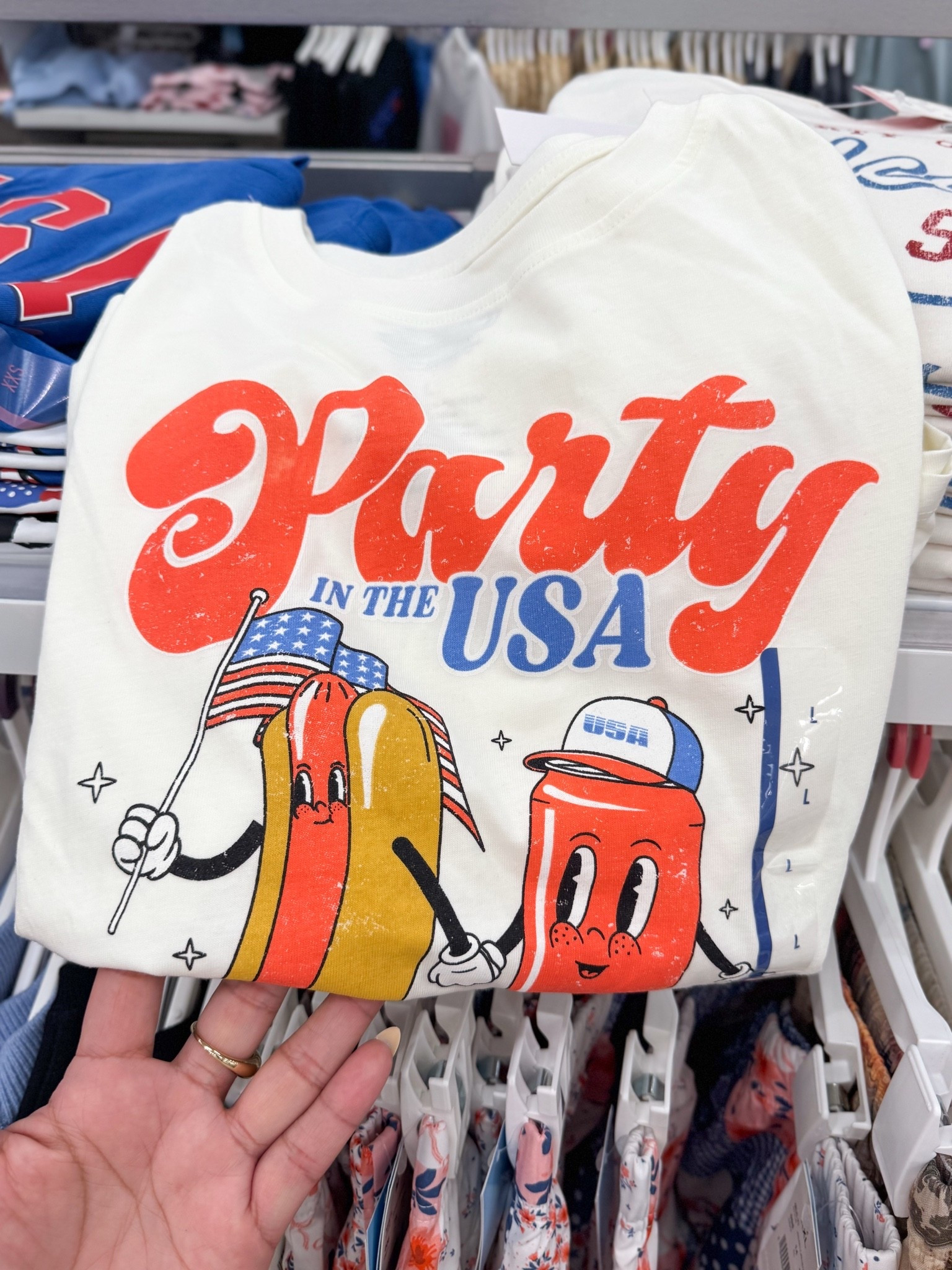 USA graphic tees 

target haul, new arrivals