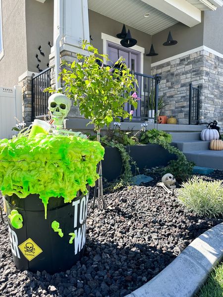 This week I worked on a fun DIY Halloween project - a skeleton drinking toxic waste! I’m SO happy with how it turned out and I can’t wait to use it for years to come! Check out my “Halloween” highlight bubble on IG to see how I made it. I linked everything I used here 🎃

#halloweendecor #falldecor #spooky #trickortreat #frontyard

#LTKHalloween #LTKSeasonal #LTKhome