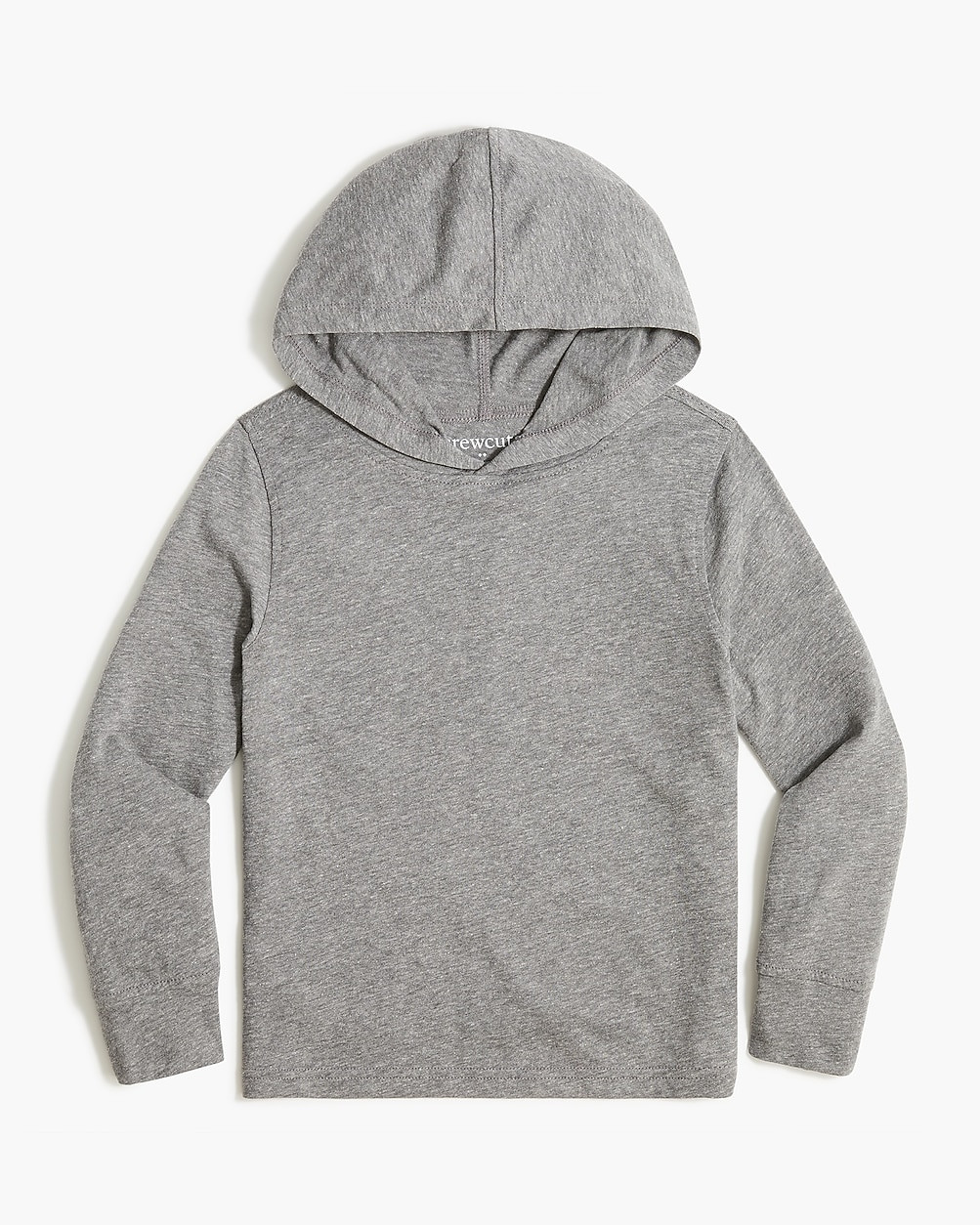 Boys' long-sleeve heathered jersey hooded tee | J.Crew Factory