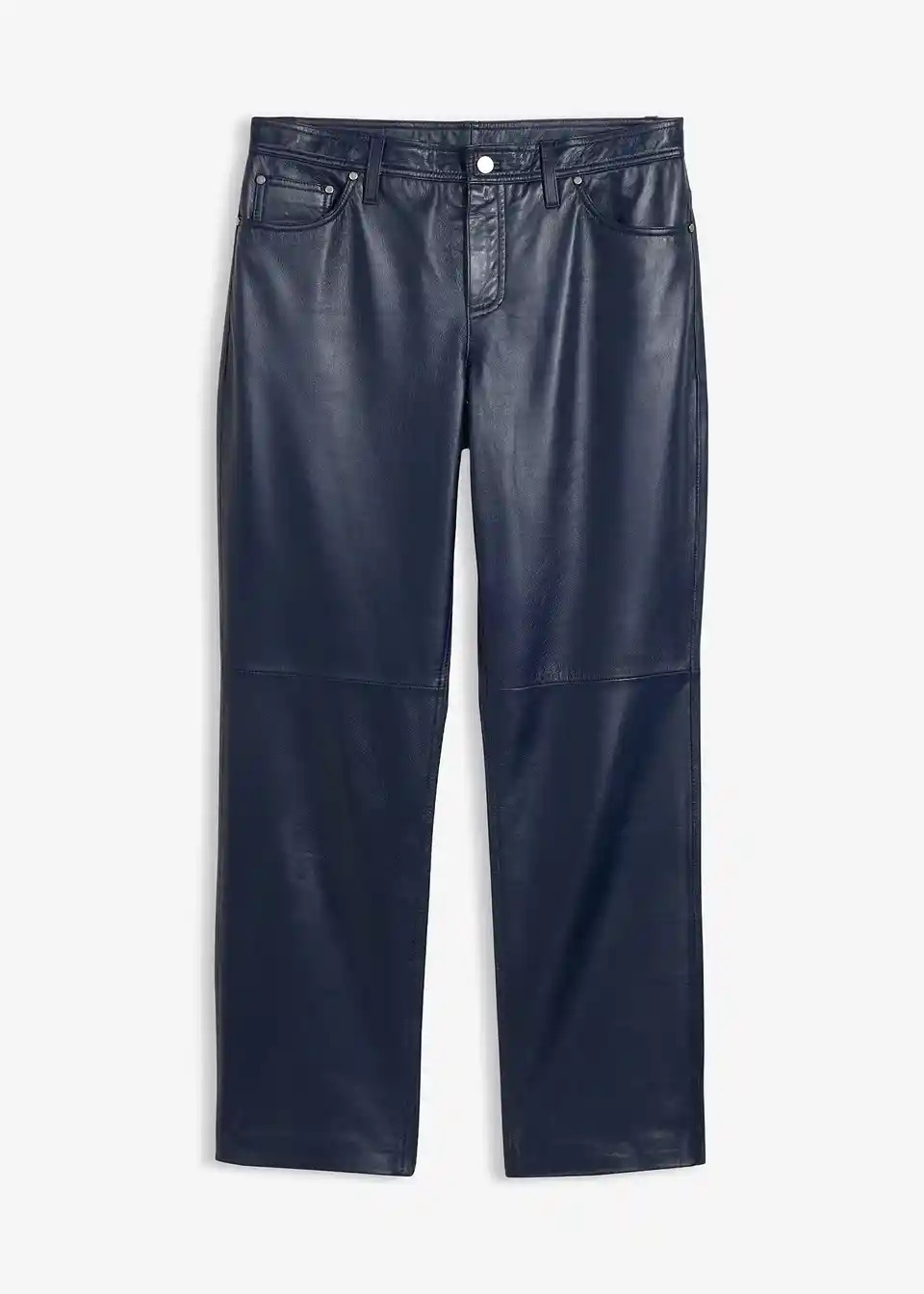 elegante Lederhose aus hochwertigem Lammnappa, mit Kniefutter | Bonprix DE