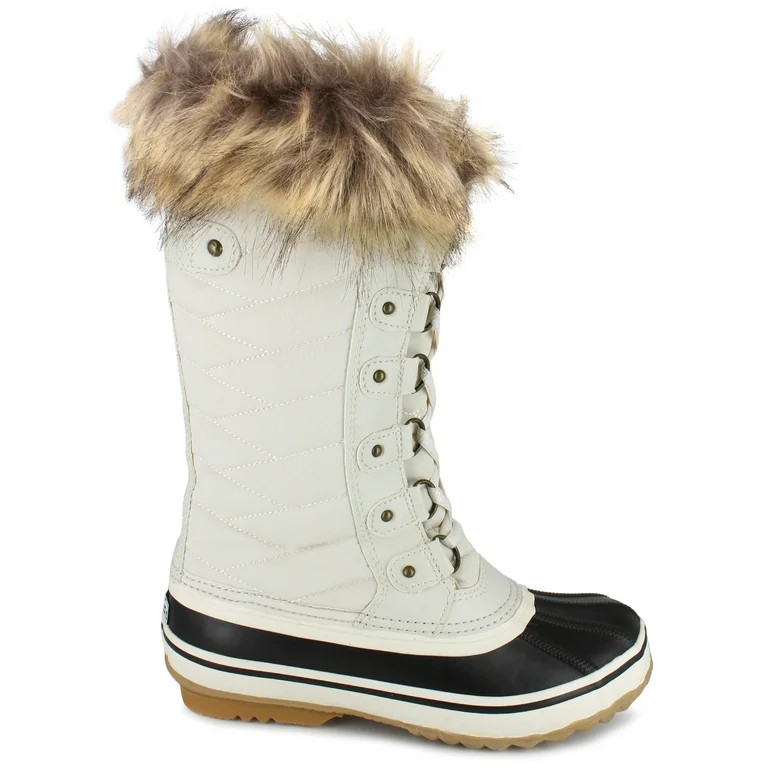 Portland Boot Company Women's Cairo 12" Faux Fur Trim Snow Boot | Walmart (US)