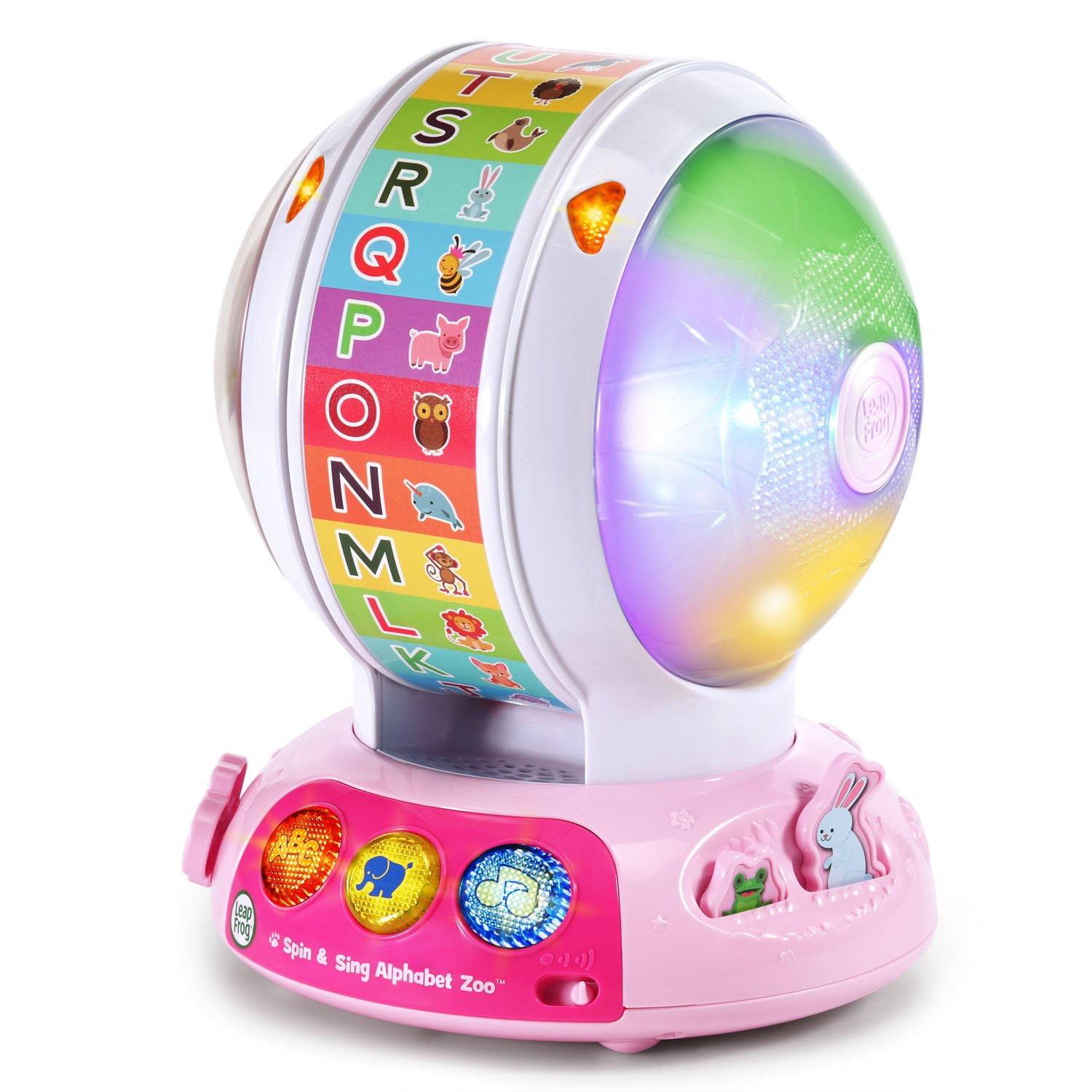 LeapFrog Spin and Sing Alphabet Zoo, Pink | Amazon (US)