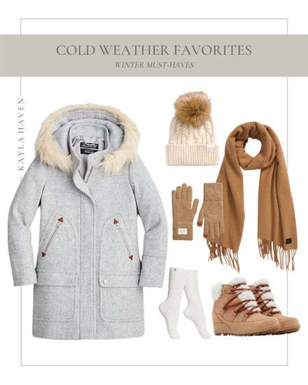 My winter weather essentials! This J.Crew parka is 50% off right now and perfect for the cold days ahead! 

#jcrew #coat #winterparka #sorel #winterboots

#LTKsalealert #LTKSeasonal #LTKfit