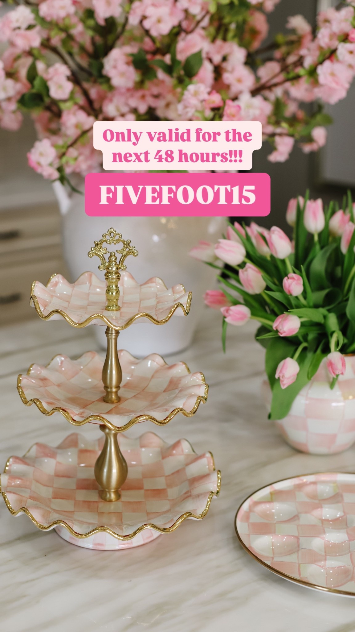 Ahhhh! Only valid for the next 48 hours! We have a Mackenzie Childs discount code FIVEFOOT15 

#LTKSaleAlert #LTKHome #LTKParties