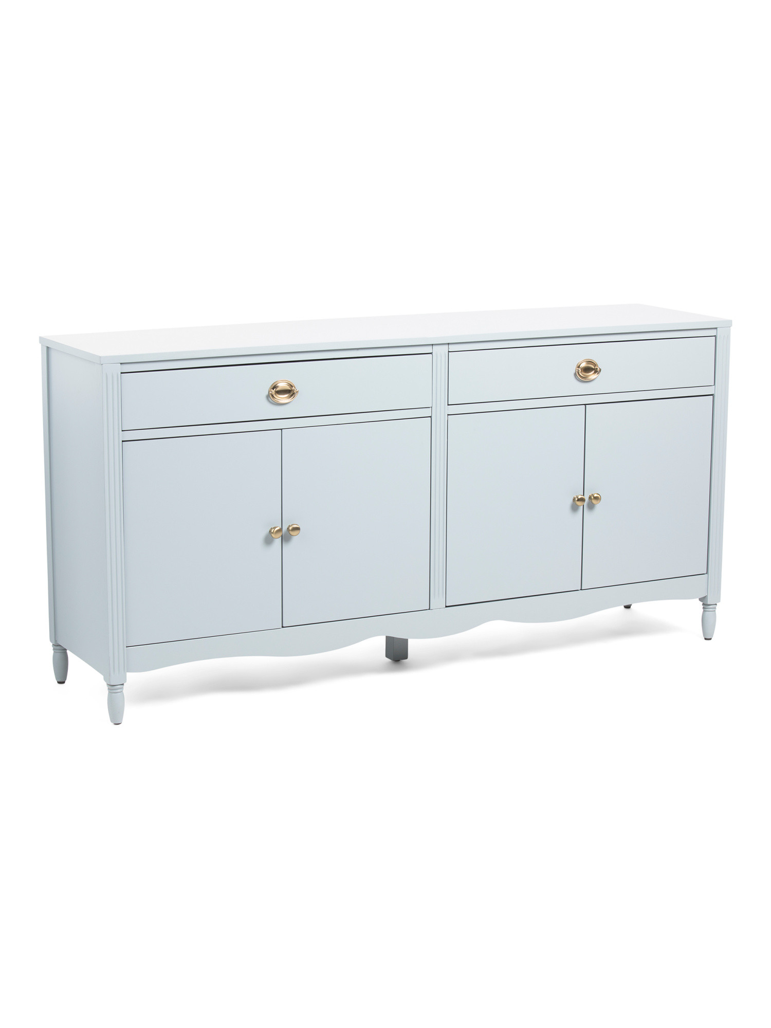 64in 4 Door 2 Drawer Swoop Sideboard | TJ Maxx