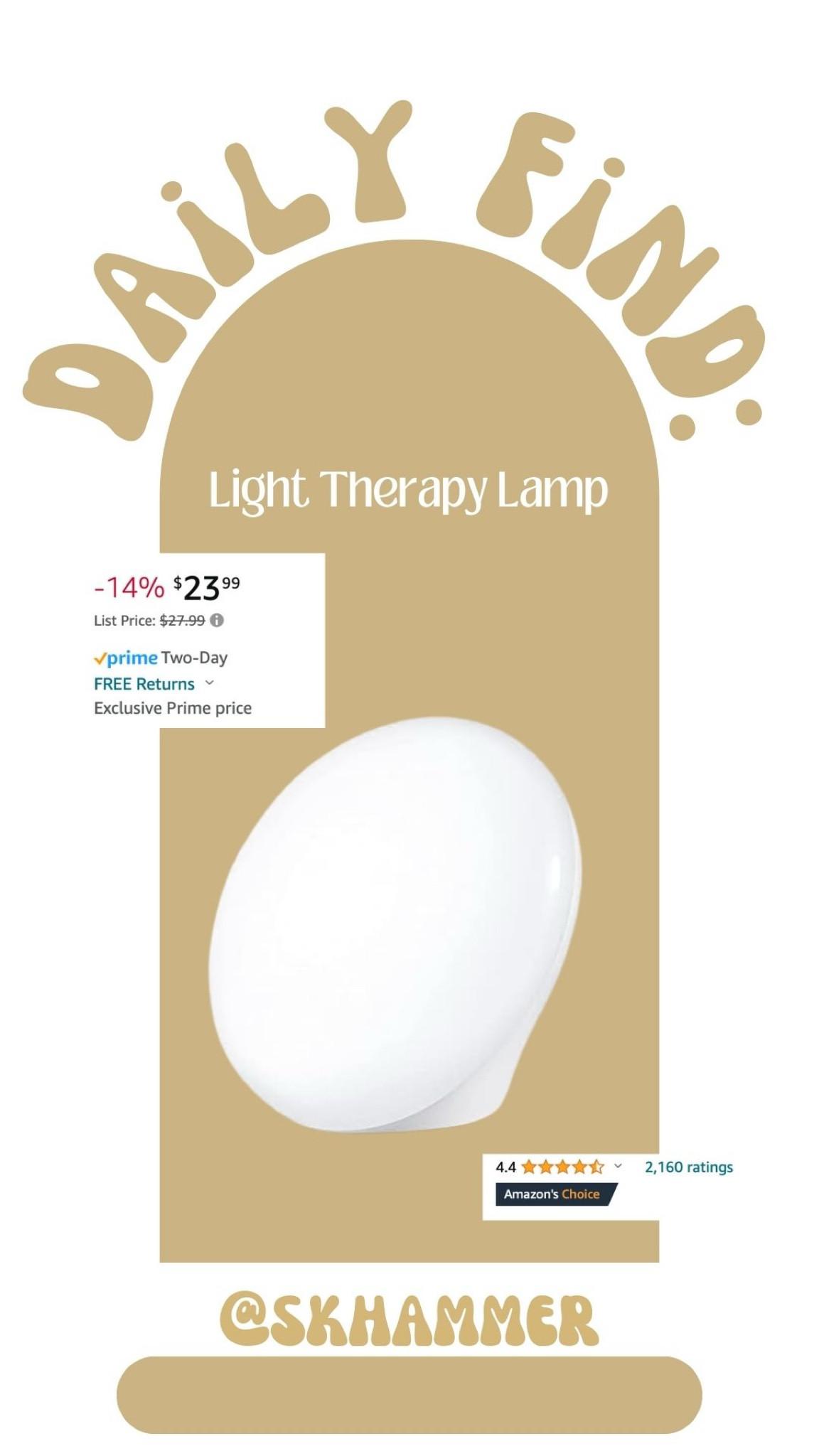 Daily Find! Wellness girlies let’s fight the seasonal slump winter can bring by utilizing a light therapy lamp. 3 benefits of light therapy: boosts mood, increases energy, and improves sleep! I’ve linked a couple I found on Amazon🤍

#LTKSeasonal #LTKbeauty #LTKfindsunder50