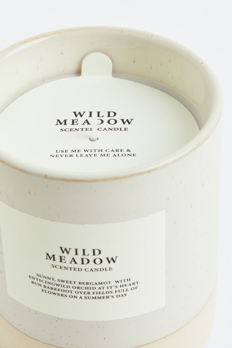 Large Scented Candle in Ceramic Holder | H&M (US + CA)