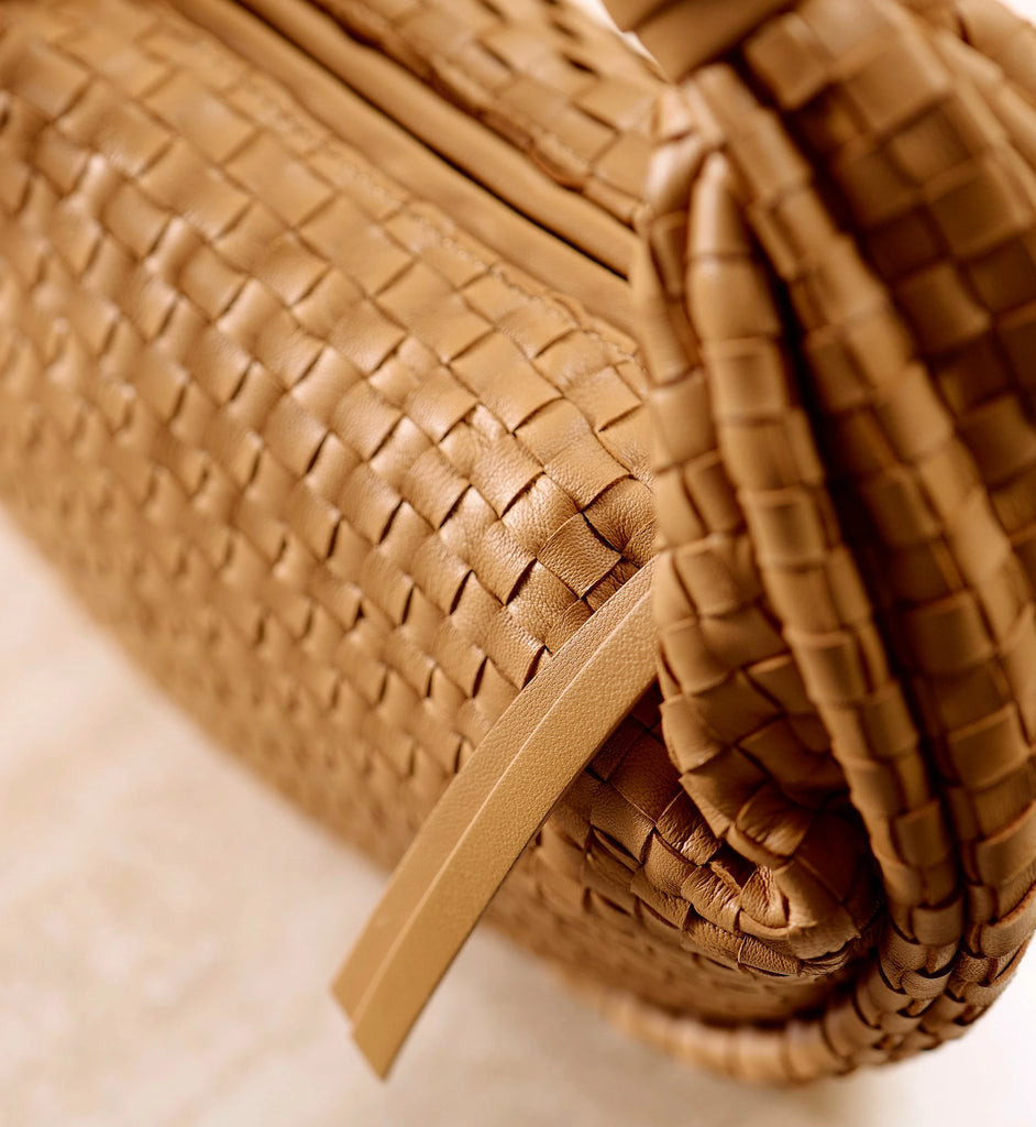 Santiago Mini Hobo Bag | Dark Tan | Cleobella