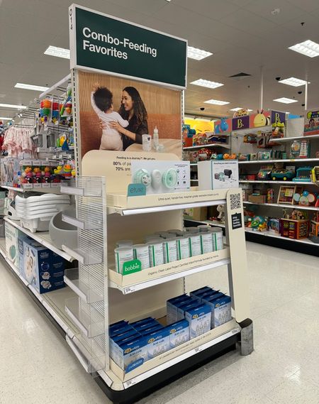 So glad to see @target combo feeding aisle with @drbrowns @elvie @bobbie to support all mamas feeding journeys #TargetBaby #TargetPartner #ad 